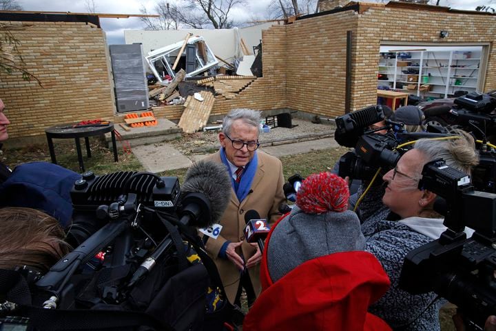 Governor visits Tornado Damage SNS