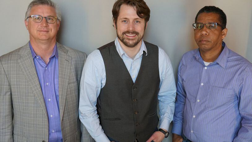 Element Data co-founders Cyrus Krohn, Geoff McDonald and Charles Davis hope to take the stress out of making decisions. (Element Data)
