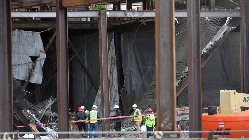 Thirteen workers were hurt in the early morning of Jan. 27, 2012, when the Cincinnati casino floor collapsed while under construction.