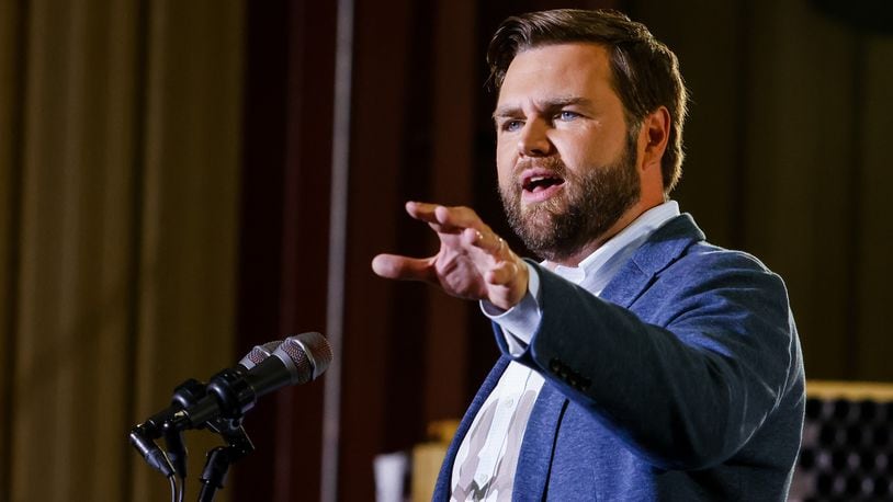 Middletown native JD Vance has announced he's opening an office in Middletown, his fourth office in the state. He announced he was running for the U.S. Senate two years ago during an event at Middletown Tube Works with over 400 people in attendance. NICK GRAHAM/STAFF