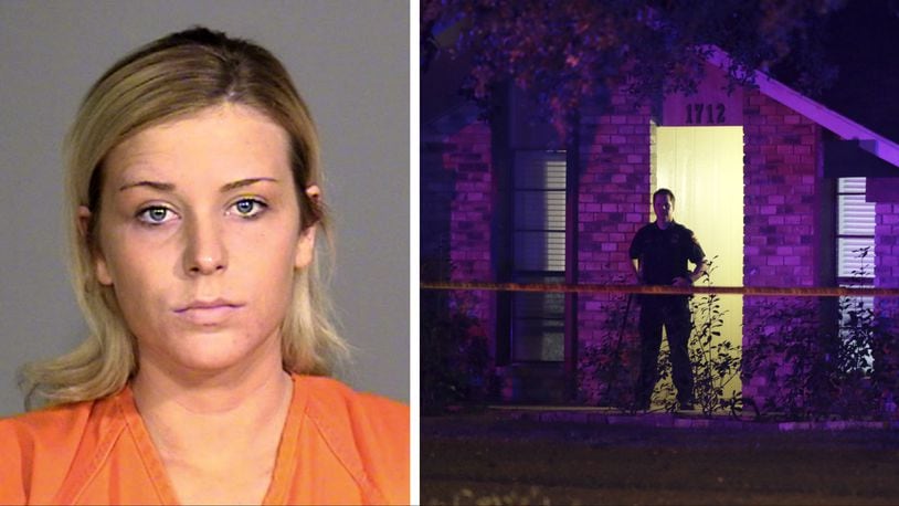 Lindsey Glass, 27, of Dallas, is accused of over-serving Spencer Hight the night of Sept. 10, 2017, at the Plano, Texas, bar where she worked before Hight, 32, went to his estranged wife's nearby home, pictured at right, and gunned her down, along with seven friends. Hight was killed by police at the scene.