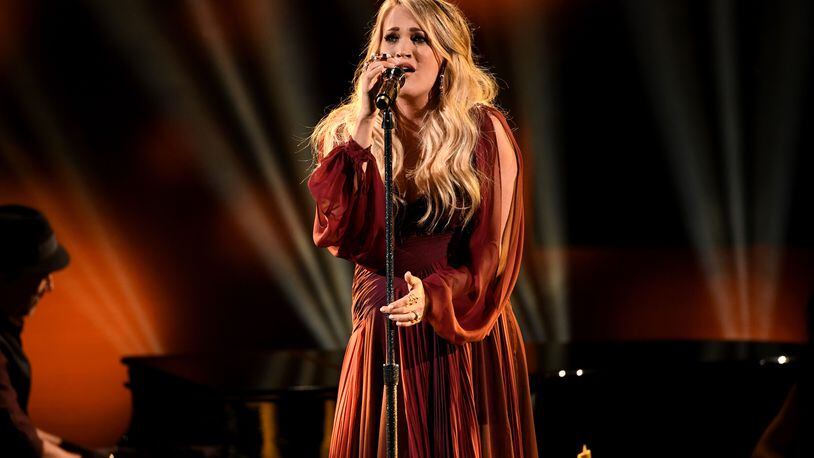 LOS ANGELES, CA - OCTOBER 09:  Carrie Underwood performs onstage during the 2018 American Music Awards at Microsoft Theater on October 9, 2018 in Los Angeles, California.  (Photo by Kevin Winter/Getty Images For dcp)