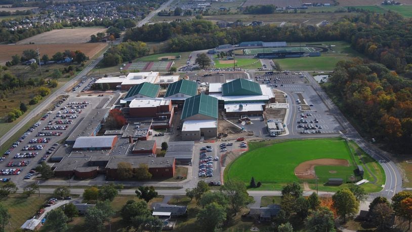 Aerial shot of the new Northmont High School. CONTRIBUTED