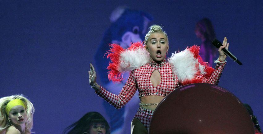 Miley Cyrus, Lily Allen at Consol Energy Center