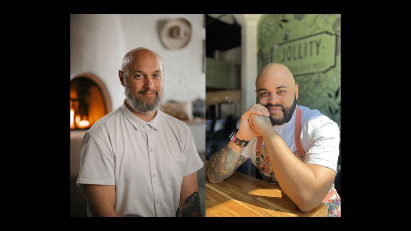 Chef Jorge Guzmán of Sueño (left) is collaborating with Chef Zack Weiner of Jollity for a special dinner at Sueño in downtown Dayton on Thursday, June 8. CONTRIBUTED