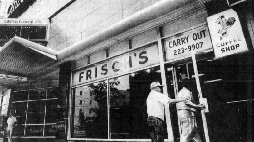 Frisch's restaurant at 108 N. Main St. in downtown Dayton closed in 1987. TY GREENLEES/STAFF