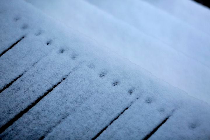 Snowy details and patterns