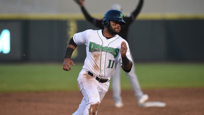 The Dayton Dragons, currently playing 500 ball under first-year manager Bryan Lahair, closes the 2022 home season against the Cedar Rapids Kernels at Day Air Ballpark, in Dayton, Tuesday through Sunday, Sept. 1 through 4.