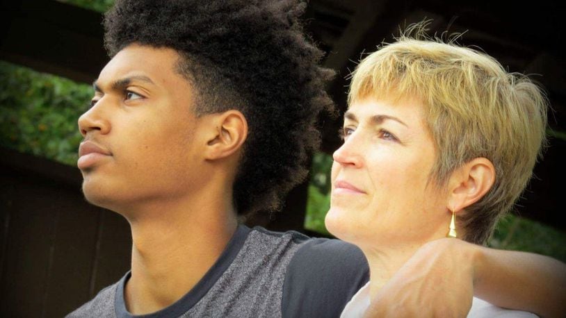 Dayton’s Ibi Watson and his mother, Molly. CONTRIBUTED