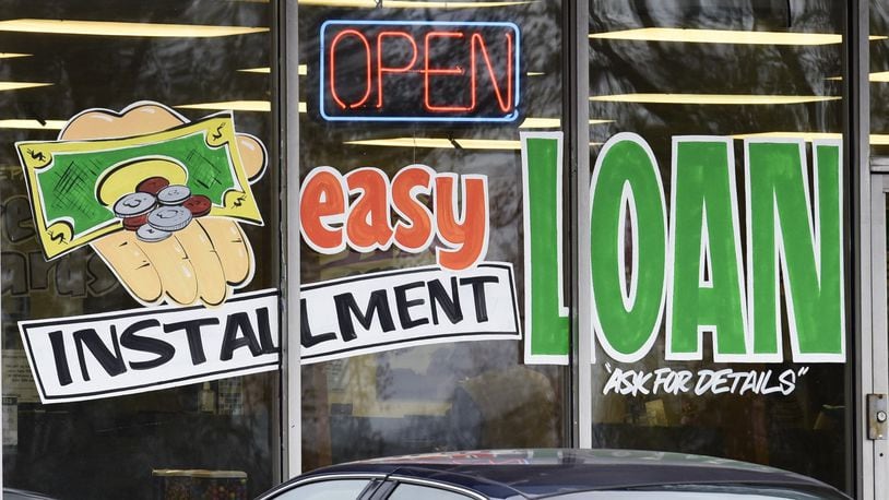 The Cashland store on Roosevelt Boulevard in Middletown is one of many payday loan companies in the area.  NICK GRAHAM/STAFF