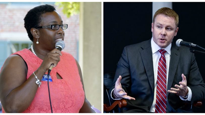 Congressman Warren Davidson, R-Troy, and Vanessa Enoch, a West Chester Twp. Democrat, will debate at 7 p.m. Oct. 18 at the Miami Regionals Hamilton campus.