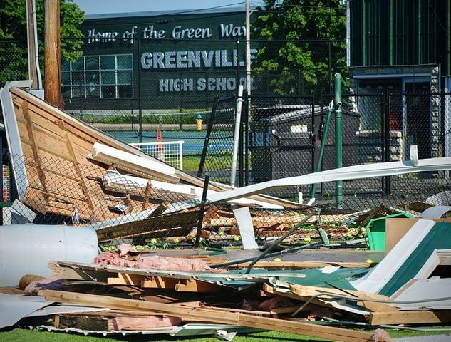Greenville HS damage