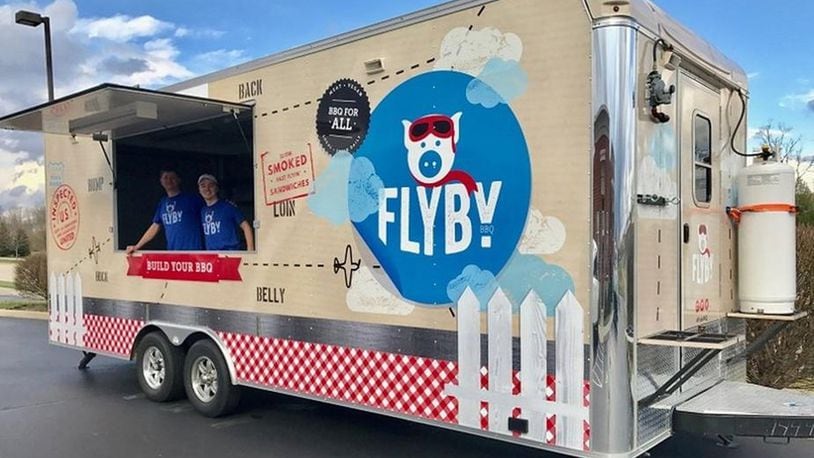 Oakwood city officials were considering allowing food trucks, like The Flyby BBQ food truck, to operate on public streets. CONTRIBUTED