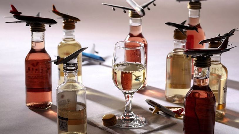 Finding the right wines for dehydrated and diminished palates at 36,000 feet is a difficult endeavor. (Abel Uribe/Chicago Tribune/TNS)