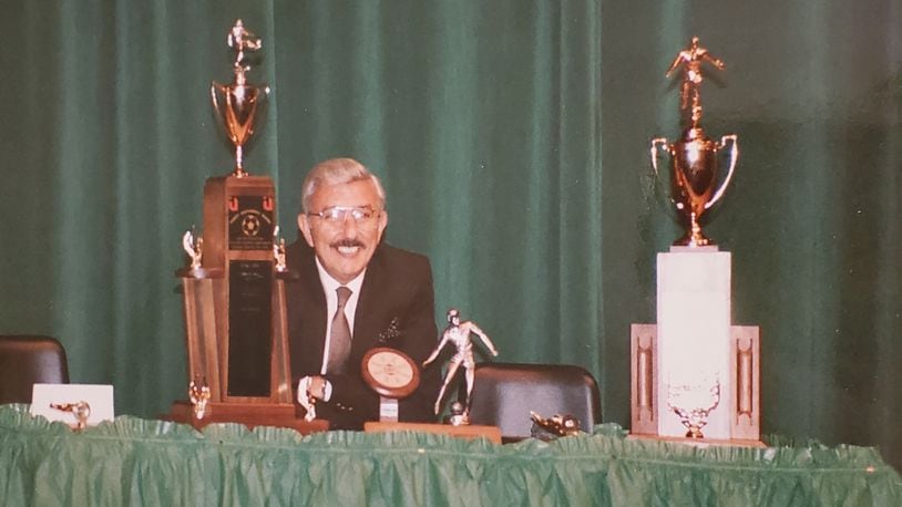 George Demetriades is in the Ohio High School Coaches Hall of Fame and the Northmont High Athletics Hall of Fame. CONTRIBUTED