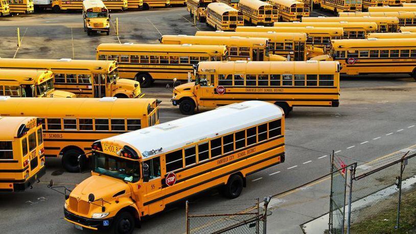 A Fairfield Schools bus driver has been ordered on leave as police investigate an allegation of assaulting an elementary student. Fairfield Schools officials said Fairfield Police are investigating one of its school bus drivers who has been ordered on leave.(STAFF FILE PHOTO/Journal-News)
