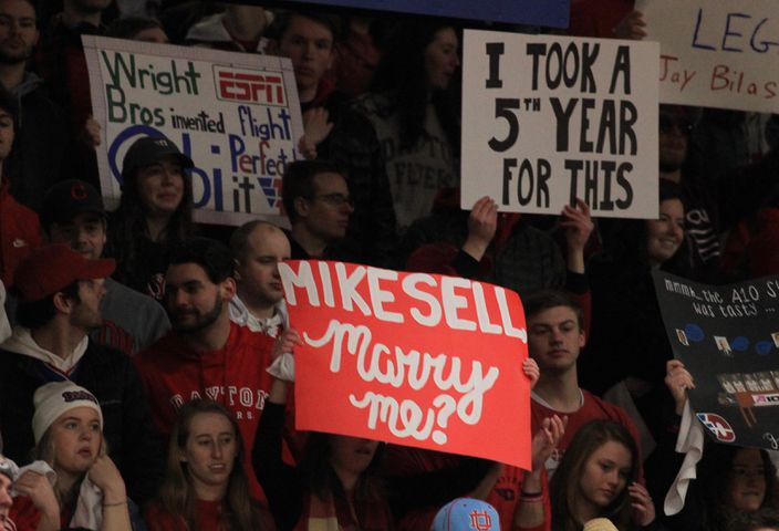 Photos: Signs at ESPN Gameday at Dayton
