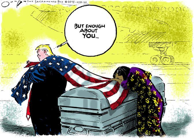 Week in cartoons: Opioids, Gold Star widows and more