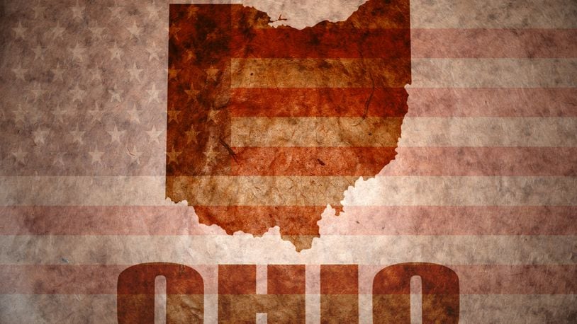 Ohio state map