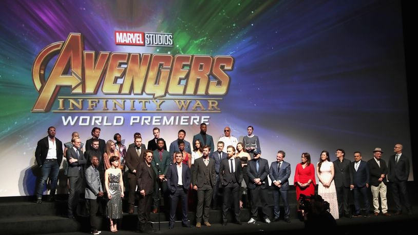 HOLLYWOOD, CA - APRIL 23:  Cast & Crew of 'Avengers: Infinity War' attend the Los Angeles Global Premiere for Marvel Studios? Avengers: Infinity War on April 23, 2018 in Hollywood, California.  (Photo by Rich Polk/Getty Images for Disney)