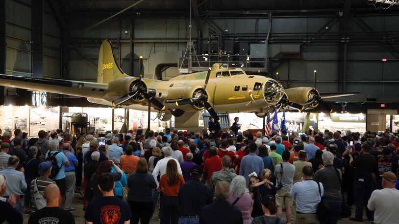 The Memphis Belle exhibit opens at the National Museum of the US Air Force. TY GREENLEES / STAFF