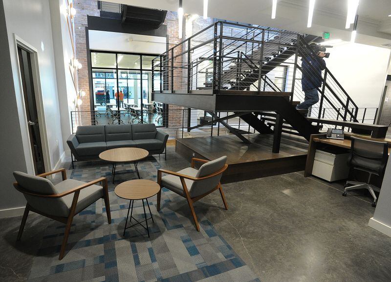 The Dayton Daily News received a sneak peak of the hub on Tuesday, which fills about 95,000 square feet of space in the arcade complex. MARSHALL GORBYSTAFF