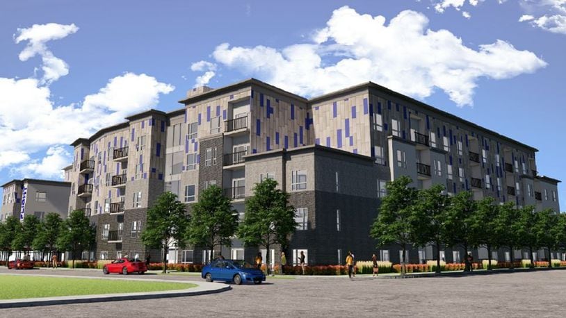 A rendering of the proposed the Flight apartments on Wyoming Street in the South Park neighborhood. CONTRIBUTED