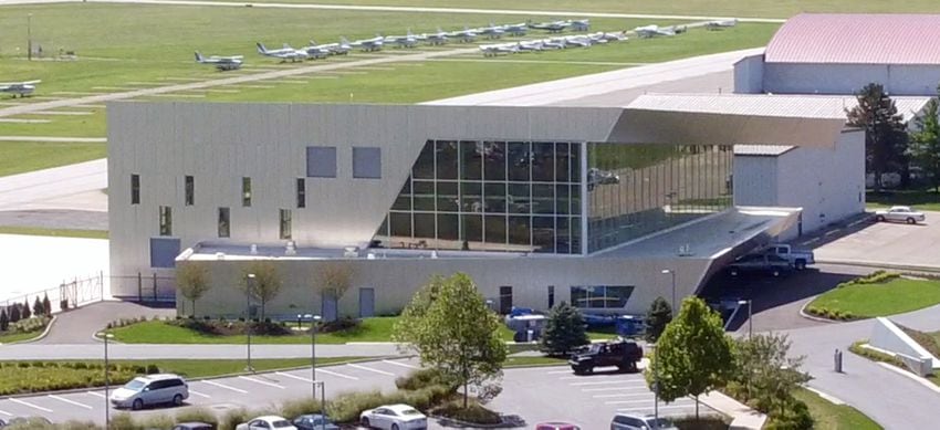New eye-popping hangar at Dayton-Wright Brothers Airport