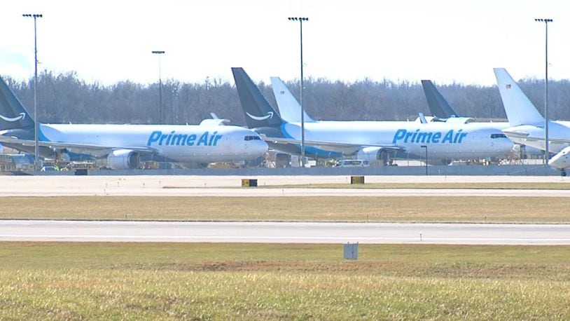 Amazon is expected to break ground in May on its $1.5 billion air hub at the Cincinnati/Northern Kentucky International Airport. A number of road upgrades are planned to accommodate the additional traffic. Contributed