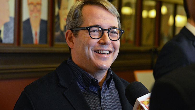 NEW YORK, NY - JANUARY 13:  Actor Matthew Broderick attends Broadway's "It's Only a Play" cast photo call at Sardi's on January 13, 2015 in New York City.  (Photo by Slaven Vlasic/Getty Images)