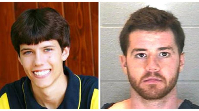 Andrew F. Boldt, 21, of West Bend, Wis., (left) was stabbed and shot inside a classroom at Purdue University on Tuesday, Jan. 21. Cody Cousins, 23, a 2008 graduate of Springboro High School, is accused of killing Boldt.