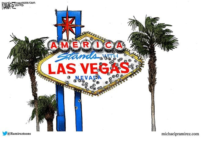 Week in cartoons: Las Vegas, Puerto Rico and more