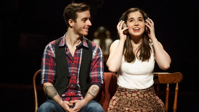 Sam Cieri and Mackenzie Lesser-Roy in the “Once.” JOAN MARCUS/CONTRIBUTED