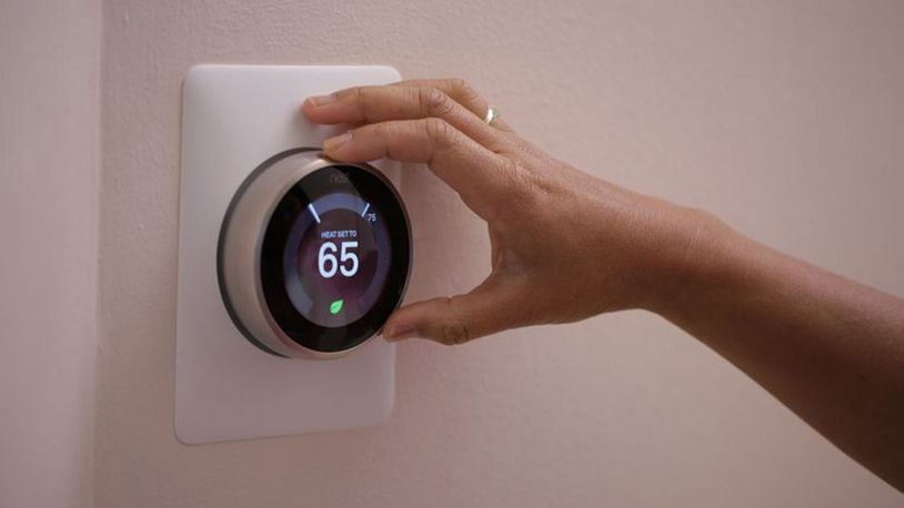 Nest is still a solid smart thermostat, but it isn’t massively different from the second-gen model and the Ecobee4 offers more features. (John Kim/CNET/TNS)