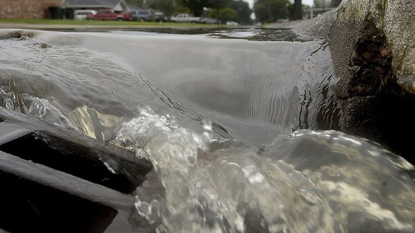 As stewards of the environment, people should ensure the only thing that enters a storm drain is surface runoff from stormwater. No wastewater, oil, hazardous waste, common household chemicals, etc. should enter storm water drains. (Kim Brent/The Beaumont Enterprise via AP)