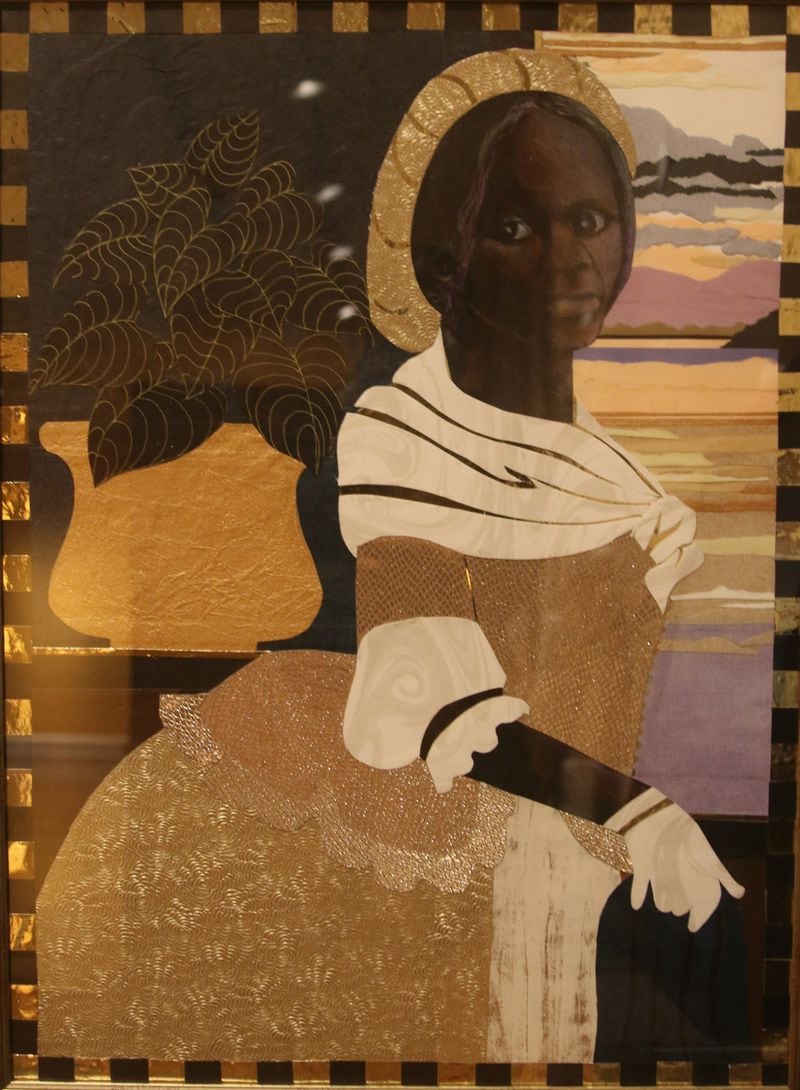 Harriett Tubman: Eye on Freedom by Yvette Dalton is featured in the non-juried portion of the Black Heritage Through Visual Rhythms exhibition at the Dayton Art Institute.  Dalton is a member of the Guild of African American Visual Artists, which is collaborating with the DAI on the exhibit.  PHOTO COURTESY OF DAYTON ART INSTITUTE