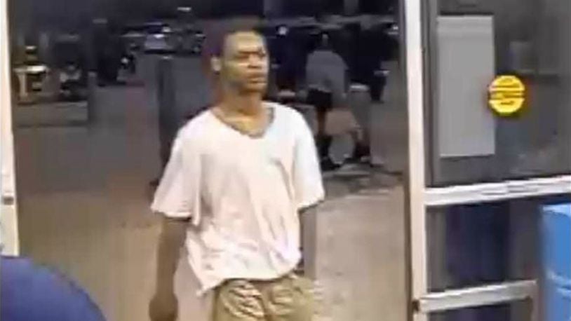 Police are searching for a person of interest in connection with an alleged assault at a Walmart in Covington, Georgia.