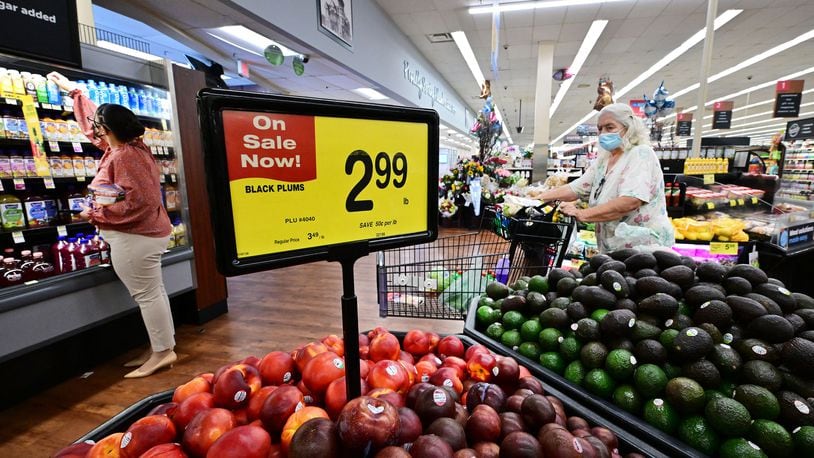 Programs are available to help seniors with costs as food prices rise due to inflation. FREDERIC J. BROWN/AFP/GETTY IMAGES/TNS