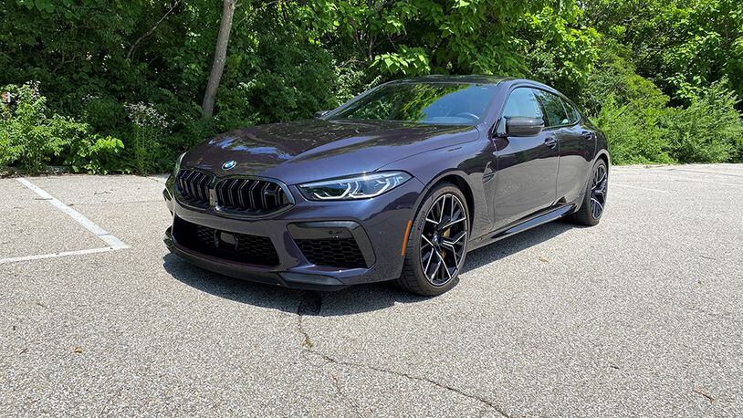 The BMW M8 stands out with personality and refinement. The toned-down grille takes on BMW’s new look on the front-end presentation.. A carbon fiber roof adds an element of interest. On the back end, quad exhaust pipes show the powerful side of this car.  Contributed by Jimmy Dinsmore