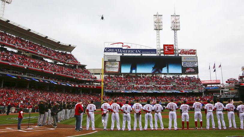 The Reds hope prospects will be lining up at  Great American Ballpark some day. GREG LYNCH / STAFF