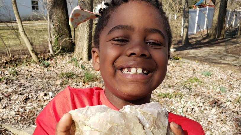Seven-year-old Jack Hoos of Beavercreek is facing a serious surgery soon, and his mother is seeking rocks to place in his hospital room to help her son, who has been fascinated with rocks throughout his young life, in his recovery. CONTRIBUTED