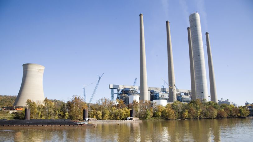 DP&L’s Stuart power station on the Ohio River will close by mid-2018. CONTRIBUTED