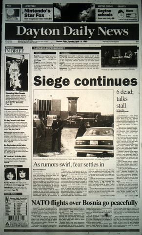 Lucasville prison riot: front pages tell the story