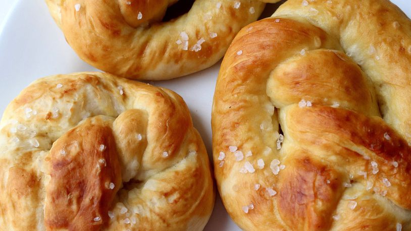 Homemade Auntie Anne type pretzels. (Hillary Levin/St. Louis Post-Dispatch/TNS)