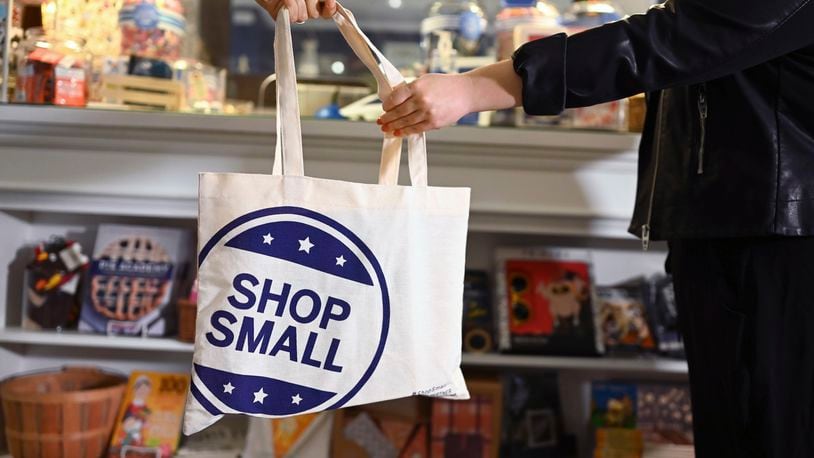 IMAGE DISTRIBUTED FOR AMERICAN EXPRESS - In this image taken on Tuesday, Nov. 3 2020, Annie's Blue Ribbon General Store in Brooklyn, NY prepares for Small Business Saturday, founded by American Express in 2010 to encourage consumers to Shop Small, this year on November 28, 2020. (Diane Bondareff/American Express via AP Images)