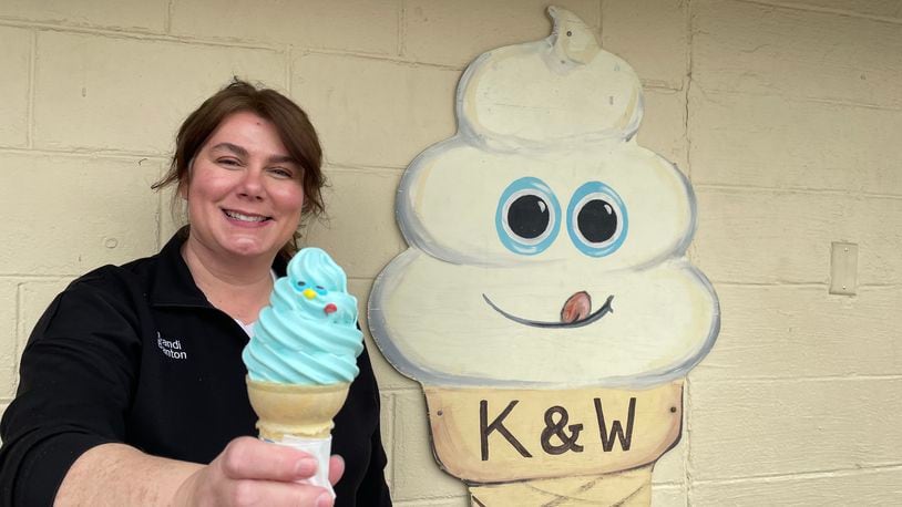 The K&W Drive-In, located at 450 S. Main St. in Springboro, has been a gathering place for families since 1963. Pictured is Owner Brandi Blanton (NATALIE JONES STAFF).
