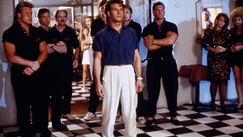 Patrick Swayze stars as a cool-headed barroom bouncer hired to clean up a rowdy Missouri tavern in "Road House," 1989. (Peter Sorel/Metro-Goldwyn-Mayer/United Artists)