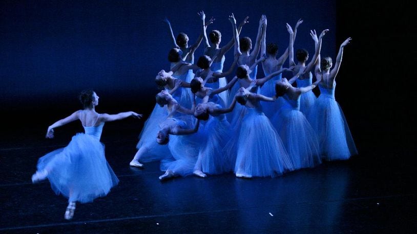 Gem City Ballet in George Balanchine's "Serenade." PHOTO BY ANDY SNOW