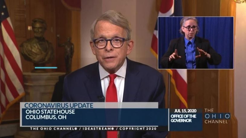 DeWine pleads with Ohioans to mask up to slow virus spread