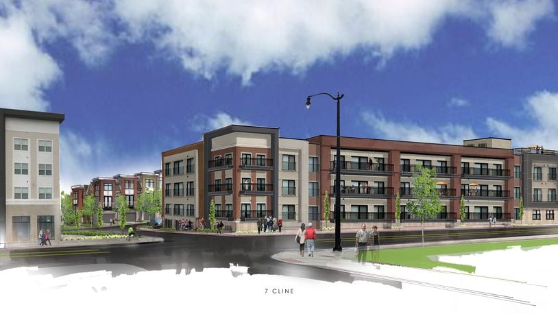 A rendering of the new 7 Cline condos planned for Cline and Warren streets in the South Park neighborhood. CONTRIBUTED.